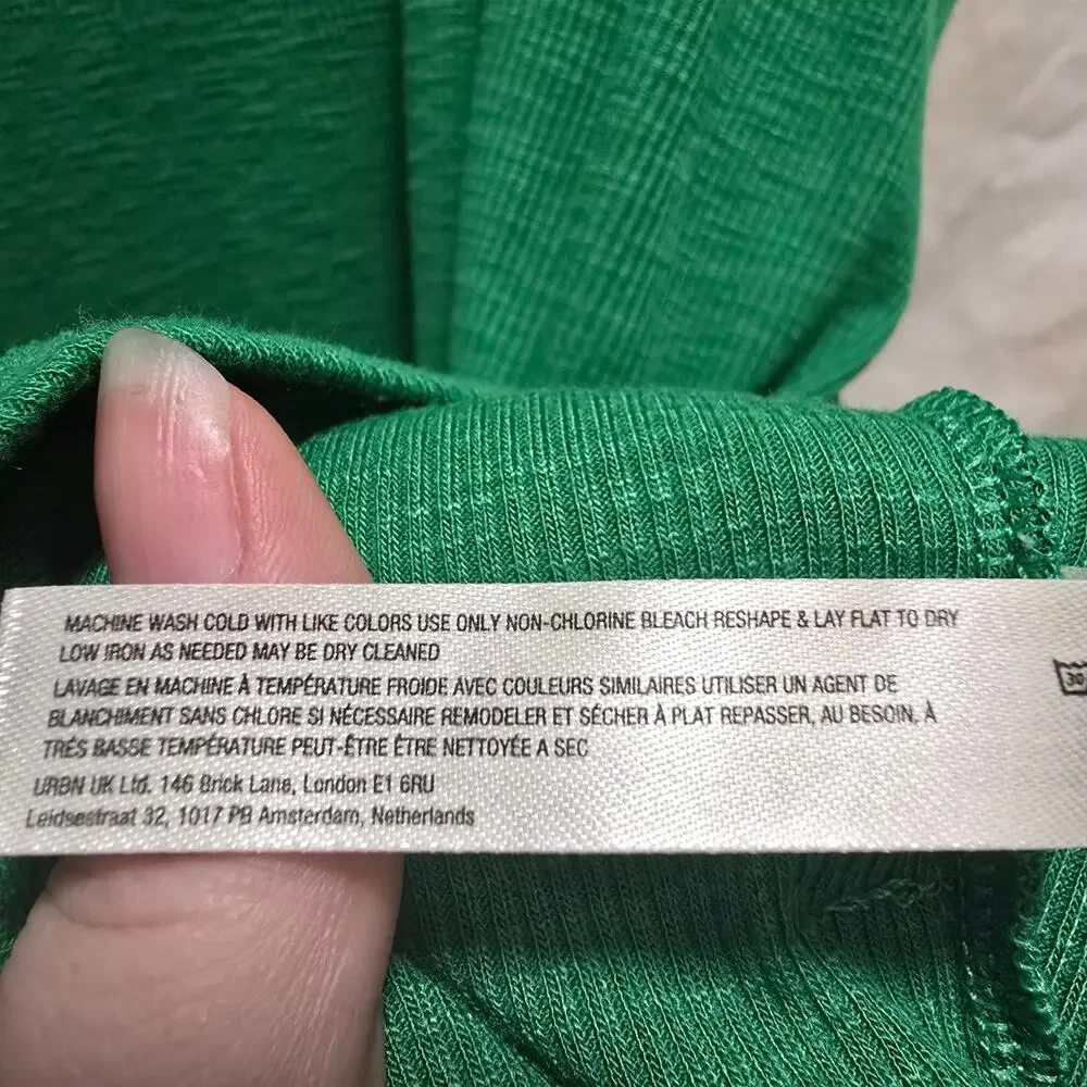 Free People Green Midi Slip Dress